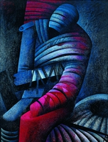 Gespenster am Toten Mann III, 2002, Öl auf Hartfaser, 130&nbsp;x&nbsp;100&nbsp;cm, Privatbesitz