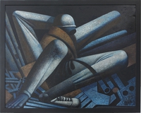 GI I, 2007, Öl auf Sperrholz, 105&nbsp;x&nbsp;130&nbsp;cm, Leipzig, Gerhard-Kurt-Müller-Stiftung