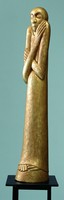Stehende mit verschränkten Armen, 1991, Holz, H:&nbsp;125&nbsp;cm, Leipzig, Gerhard-Kurt-Müller-Stiftung