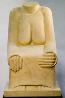 Sitzende/Torso, 2010, Holz, H:&nbsp;76&nbsp;cm, B:&nbsp;41,5&nbsp;cm T:&nbsp;48&nbsp;cm