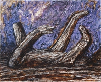 Zu Barbusse XXXVI, 2002/03, Feder/Ölpastell/Aquarell, 24,9&nbsp;x&nbsp;33&nbsp;cm, Privatbesitz