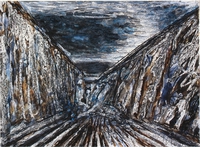 Zu Barbusse LX, 2002/03, Feder/Ölpastell/Aquarell, 24,9&nbsp;x&nbsp;34,4&nbsp;cm, Gerhard-Kurt-Müller-Stiftung