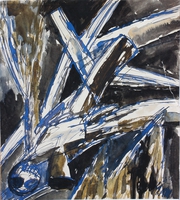 Zu Barbusse XIII, 2002/03, Feder/Ölpastell/Aquarell, 24,8&nbsp;x&nbsp;34,4&nbsp;cm, Gerhard-Kurt-Müller-Stiftung